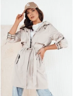 Dámská přechodná bunda parka CIVIT ecru FashionStreet TY4214