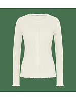 Versatile Rib Cardigan LSL - Silk White - TRIUMPH Silk White - TRIUMPH Versatile Rib Cardigan LSL - Silk White - TRIUMPH Silk White - TRIUMPH