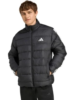 Pánská bunda adidas Essentials 3-Stripes černá JM8416 pánské