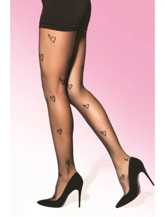 LOVELY 20 - Vzorované punčochy W.13