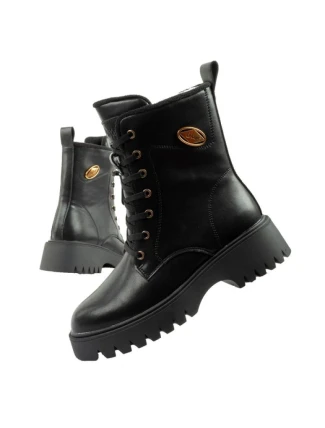 Lee Cooper boty dámské trapperské boty kožené zateplené dámské boty