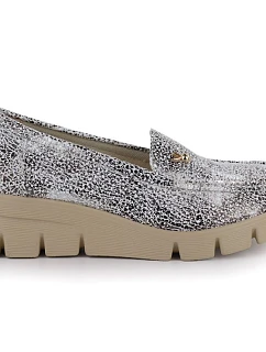 Dámské boty na platformě ve zlaté barvě M.Daszynski MR23109D