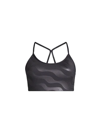 Sportovní podprsenka CASALL Sleek Strappy Sports Bra Printed, černá Sportovní podprsenka CASALL Sleek Strappy Sports Bra Printed, černá