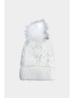 Dívčí zimní čepice 4F Bílá 4FJWAW24ACAPF421-11S