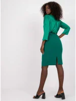 Sukně LK SD 506632.32P tmavě zelená