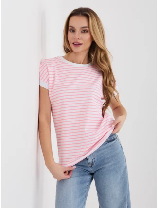 RV tričko TS A1125.85 bílo-růžová