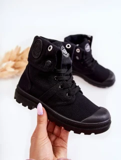 Dětské vysoké tenisky Černe Tobby