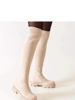 Kozačky na podpatku  model 206443 Solea