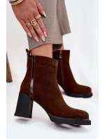 Boty na podpatku  model 217493 Step in style