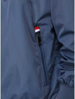 Modrá pánská oboustranná přechodná bunda FashionStreet TX4984