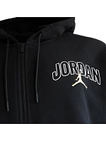 Air Jordan Brooklyn Fleece Full-Zip Hoodie Black - IB7908-011 pánské