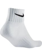 Nike Value Cotton Quarter 3 páry ponožek M SX4926 101
