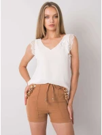 Šortky DHJ SN 13260.38P světle hnědá