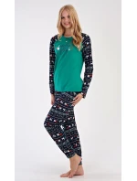 Dámské pyžamo dlouhé Holly Jolly Dámské pyžamo dlouhé Holly Jolly