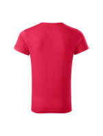 Pánské červené melanžové tričko Malfini Fusion M MLI-163M7