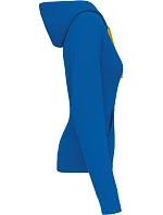 Kariban K 465 Dámská mikina s kontrastní kapucí 20.K465 light royal blue/yellow