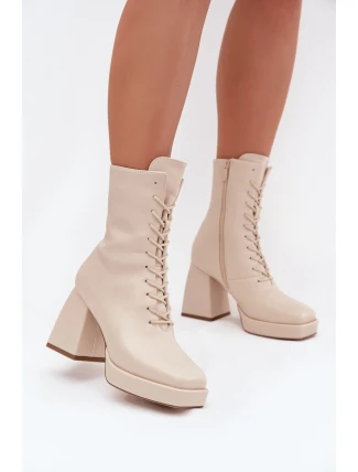 Boty na podpatku  model 217785 Step in style