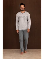 Pyžamo Regina 6010 dlouhé rukávy, velikosti M–3XL, Z26 Pyžamo Regina 6010 dlouhé rukávy, velikosti M–3XL, Z26