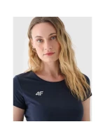Dámské hladké tričko slim 4F NOSH4TSD001B-31S