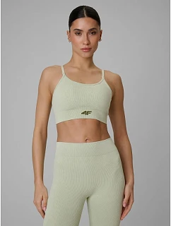 Dámská bezešvá tréninková podprsenka 4F 4FWSS26USBAF203-42A pro ženy
