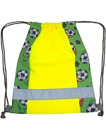 Korntex GYMACT Dětský sportovní vak "Action" 76.MACT hi vis yellow/football Korntex GYMACT Dětský sportovní vak "Action" 76.MACT hi vis yellow/football
