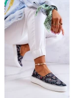 Dámské tenisky nazouvací Memory Foam Big Star JJ276012 Černá