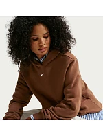 Dámská mikina Nike Studio Fleece Medium Weight, světle hnědá, IM8100 259 Dámská mikina Nike Studio Fleece Medium Weight, světle hnědá, IM8100 259