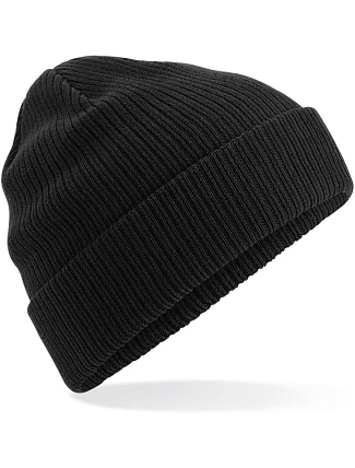 Beechfield B 50N Pletená čepice z bio bavlny 53.0050 black Beechfield B 50N Pletená čepice z bio bavlny 53.0050 black