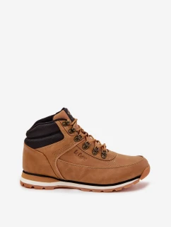 Pánská treková obuv s teplou podšívkou Lee Cooper LCJ-25-03-3843M Camel
