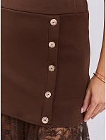 Sukně MI SD 3292.09P hnědá Sukně MI SD 3292.09P hnědá
