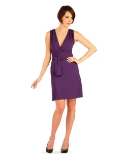 Dámské šaty bez rukávů Litex 89352 fialové