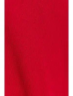 Asymetrické šaty s výstřihem M820 červené - Moe