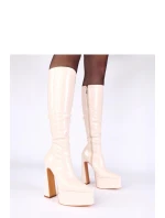 Kozačky na podpatku  model 221355 Solea