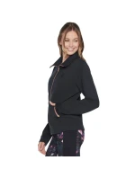 Skechers Mikina bez kapuce Skechcloud Jacket WJA288-BLK Black L