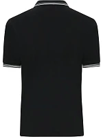 Daiber JN 1306 Pánské těžké piqué polo s proužky 02.1306 black/white/grey Daiber JN 1306 Pánské těžké piqué polo s proužky 02.1306 black/white/grey