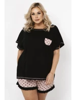 Italská móda Buscato c.r. c.r. barva:černá/potisk