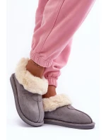 Dámské Papuče Se Svrškem Šedou Lanoze Dámské Papuče Se Svrškem Šedou Lanoze