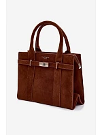 Noressa Kufřík z imitace semiše Camel