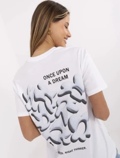 Tričko D12022AC02705A bílé a modré