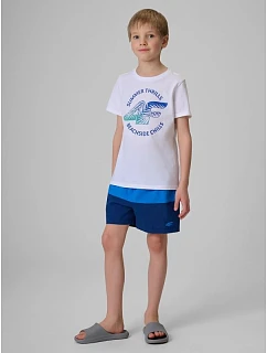 Chlapecké plážové šortky boardshorts 4F 4FJWSS26UBDSM203-31S