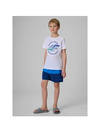 Chlapecké plážové šortky boardshorts 4F 4FJWSS26UBDSM203-31S Chlapecké plážové šortky boardshorts 4F 4FJWSS26UBDSM203-31S