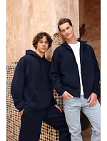 Fruit of the Loom Iconic Premium Sweat Jacket Mikina z těžké bavlny 16.2290 deep navy