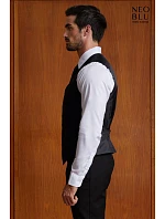 NEOBLU Max Men Pánská vesta 24.3166 deep black NEOBLU Max Men Pánská vesta 24.3166 deep black