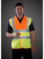 Yoko HVW 100 Hi-Vis bezpečnostní vesta 79.W100 pink Yoko HVW 100 Hi-Vis bezpečnostní vesta 79.W100 pink