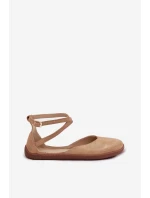 Semišové Baleríny Dámské Barefoot S Pásky Zazoo 191 Béžové Semišové Baleríny Dámské Barefoot S Pásky Zazoo 191 Béžové
