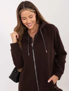 RV BL mikina A1027.79 tmavě hnědá