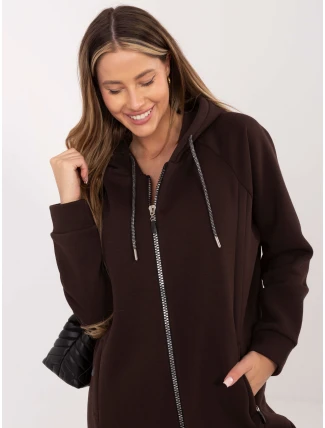 RV BL mikina A1027.79 tmavě hnědá