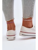 Dámské nízké tenisky Big Star Bílé Dámské nízké tenisky Big Star Bílé