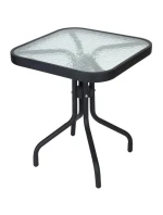 Čtvercový konferenční stolek na terasu 45x45x51 cm