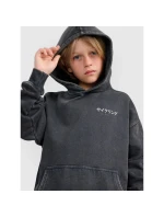 Chlapecká nepruhovaná mikina s kapucí 4F 4FJRAW25TSWSM2344-22S